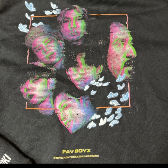 Fav Boyz DIM MAK A.C.E Blk HOODIE Steve Aoki Hiroquest Genesis Tour A.C.E OKI M - Picture 8 of 12
